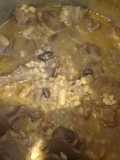 Carne con porotos y cebada muy rico