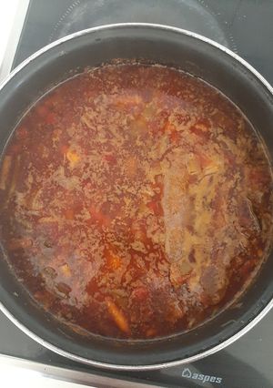 Una foto de Lentejas con verduras