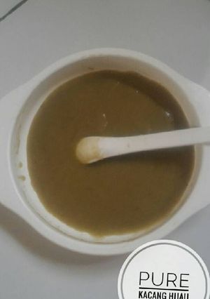 Foto resep Mpasi 6+ pure kacang hijau