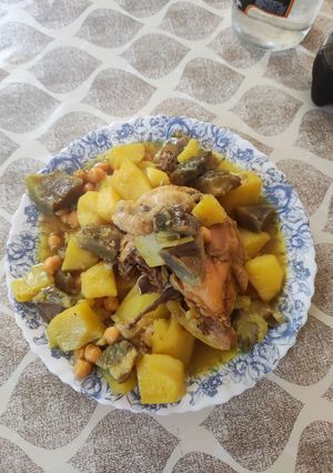 صورة لوصفة بطاطا بالقرنون