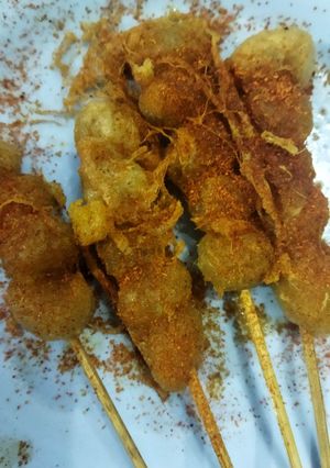 Foto resep Cilor cilok Telur krispi renyah gurih empuk didalam