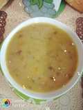 شوربة عدس بكريات لحم 🍜