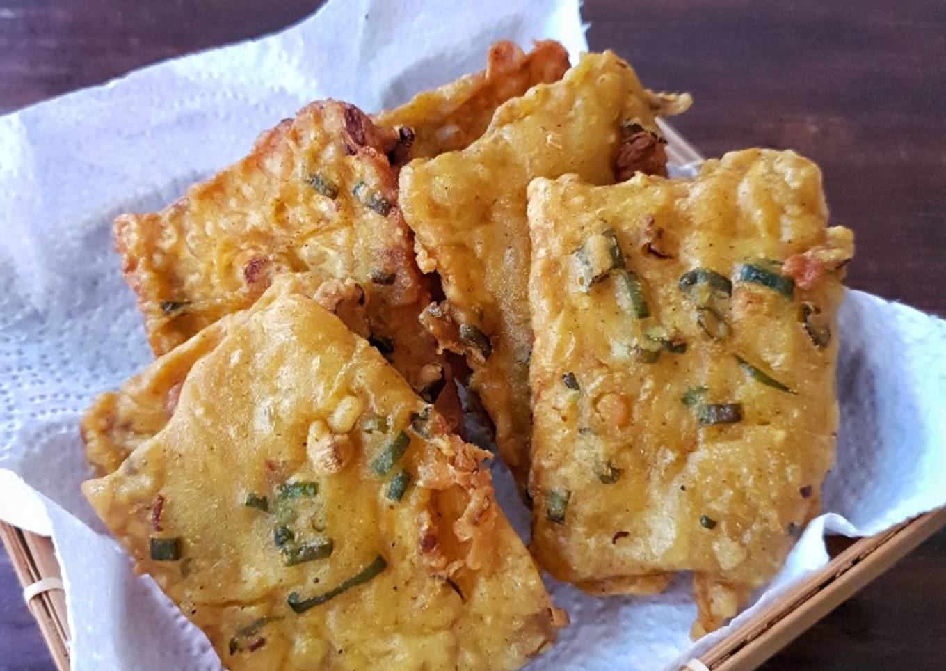 135. Tempe Goreng Tepung (Mendoan Garing)