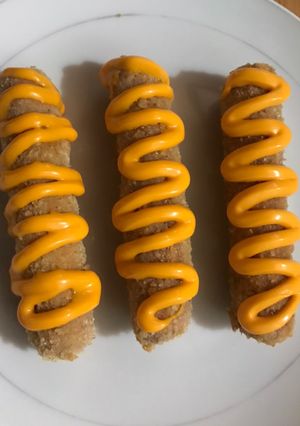 Una foto de Milapancho con cheddar