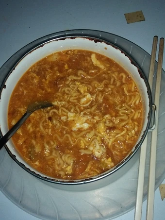 Cara Mudah Membikin Resep Seblak mie telur kuah kental sederhana yang Lezat Sekali Anti Ribet, Uenak Banget