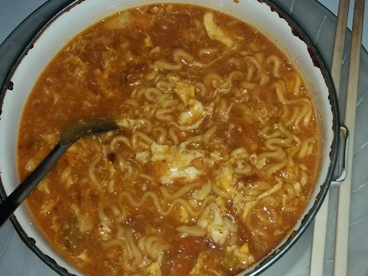 Cara Mudah Membikin Resep Seblak mie telur kuah kental sederhana yang Lezat Sekali Anti Ribet, Uenak Banget