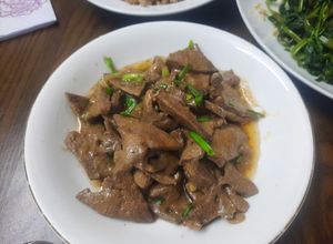 Hình của món Gan lợn rim mắm.