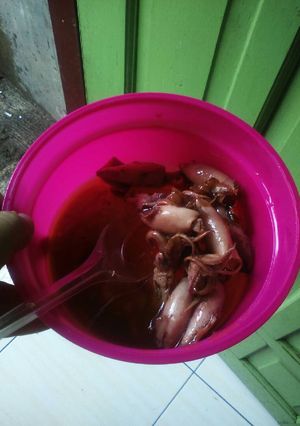 Foto resep Tumis asin cumi pedas