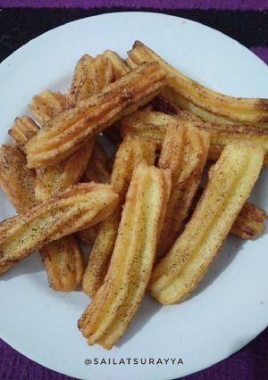 Foto resep Churros Cheese Cinnamon