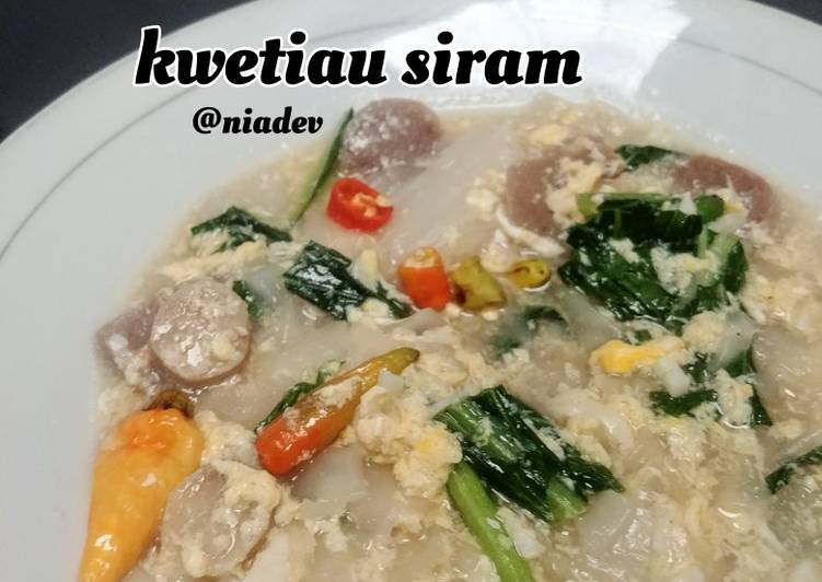 Resep Kwetiau Siram Cepat