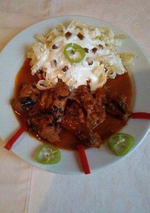 Harcsapaprikás túróscsuszával recept fotója