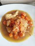 Pechuga de pollo con zanahorias 🥕