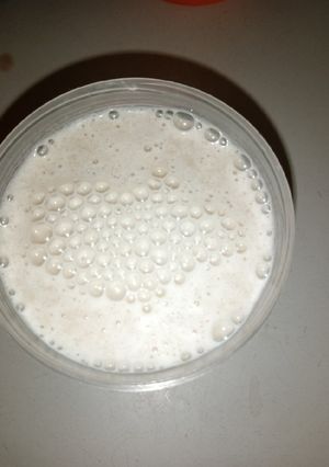 A picture of Banana milk shake.