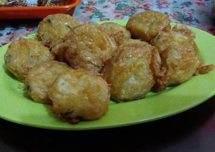 Perkedel ayam ala KFC