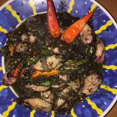 A picture of Cumi kuah hitam.