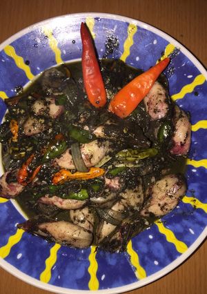 Foto resep Cumi kuah hitam