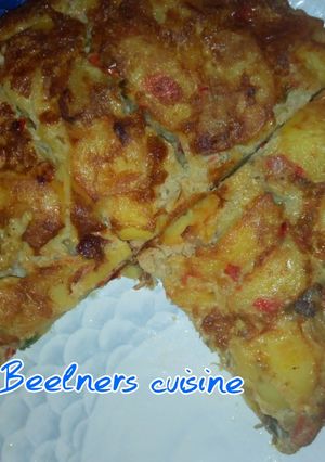 A picture of Potato pizza.