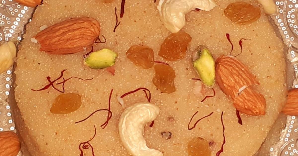 Krishna Soni દ્વારા રેસીપી સોજી નો શીરો (Sooji Sheera Recipe In