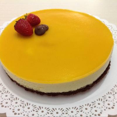 Cheesecake de Mango Receta de Haydee Agreda- Cookpad