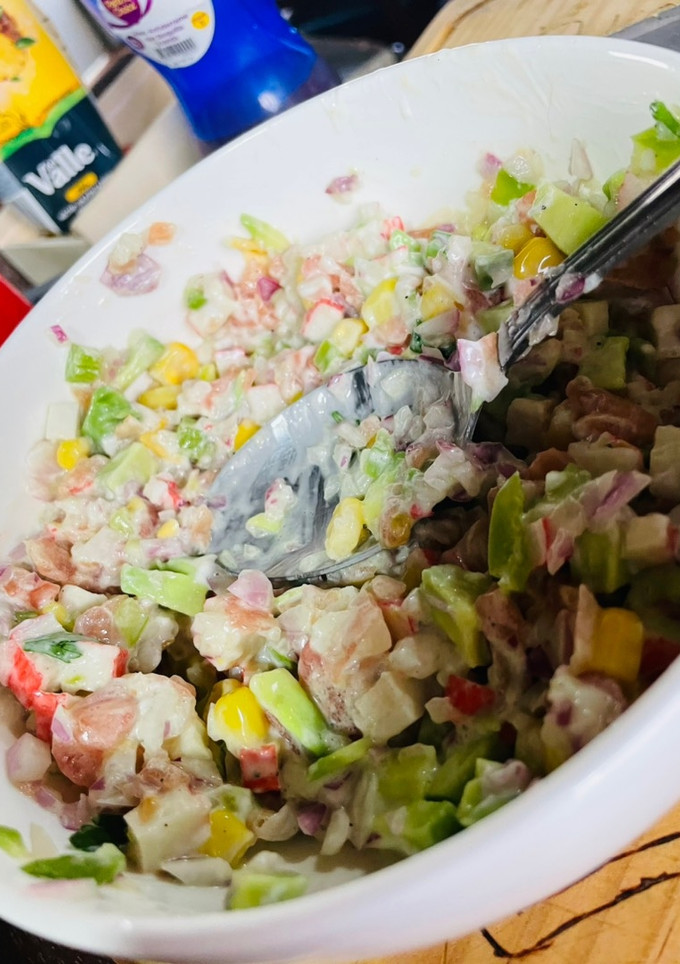 Una foto de Ceviche o invento de kanikama