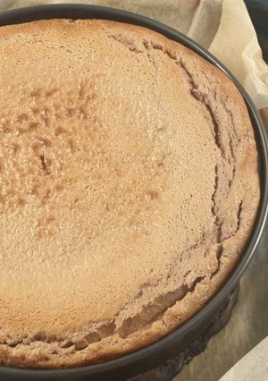 Una foto de Tarta de queso con ColaCao