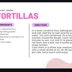 A picture of Tortillas.