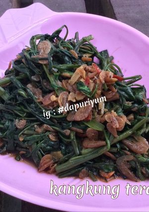 Foto resep Kangkung terasi rebon