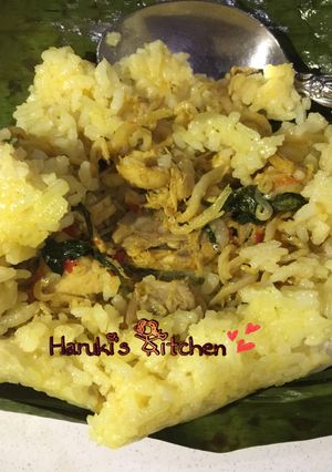 Foto resep Nasi Bakar Ayam & Teri