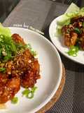 กุ้งผัดพริกสไตล์ญี่ปุ่น(エビチリ เอบิชิลลี่)