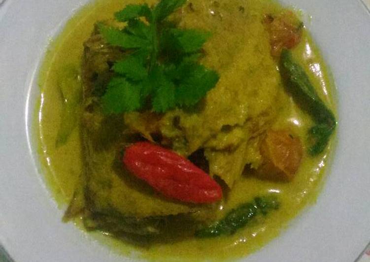 Resep Ikan mas kuah kuning Lezat
