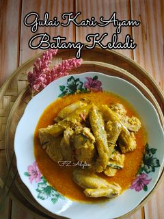 Gambar Gulai Kari Ayam Batang Keladi