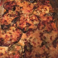 A picture of Eggplant casserole.