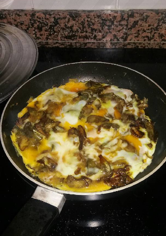Una foto de Alcachofas con huevo