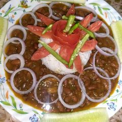 A picture of Rajma Chawal.