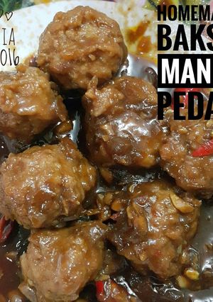 Foto resep Homemade Bakso Manis Pedas