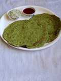 Perasattu whole moong dosa