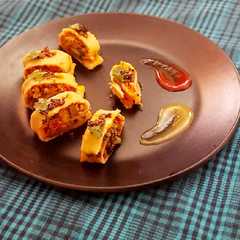 स्टीमड सूजी रोल (Steamed suji roll recipe in Hindi)-レシピのメイン写真
