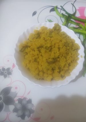 हरी मिर्च का कुरकुरा बेसन(hari mirch ka kurkura besan recipe in Hindi) रेसिपी मुख्य फोटो
