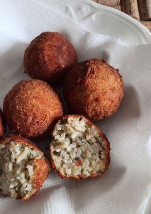 Glutén-, tej- és tojásmentes rizsgolyó recept fotója
