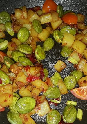 Foto resep Sambel goreng pete dan kentang