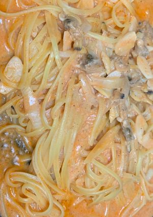 Foto resep Kerang Tomato Pasta Ala Anak Kos Korea