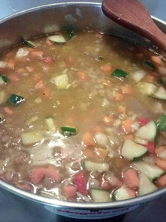 Una foto de Lentejas vegetarianas