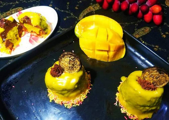 Recipe of Quick Mango chocolate mousse cupcake