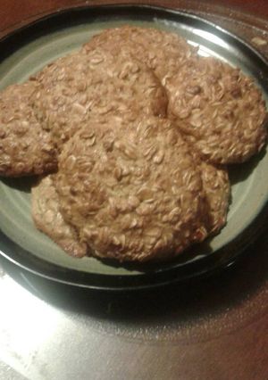 Una foto de Galletas sabrosas y blanditas de avena de chile para N.Y