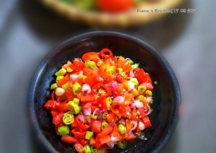 Resep #Sambal Dabu Dabu, Bisa Manjain Lidah