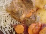 Una foto de fideo cinta