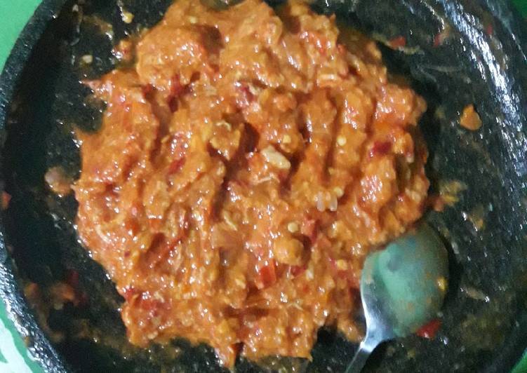 Resep Sambal rias Jadi, Enak