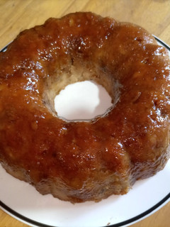 Una foto de Budín de Pan(Relleno con dulce de membrillo y pasas de uva)😋