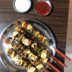 A picture of Barbeque veg platter.