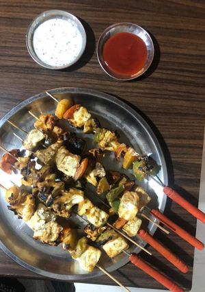 A picture of Barbeque veg platter.
